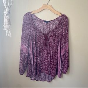 AE | longsleeve boho top